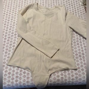 NWOT Nuuds ribbed bodysuit